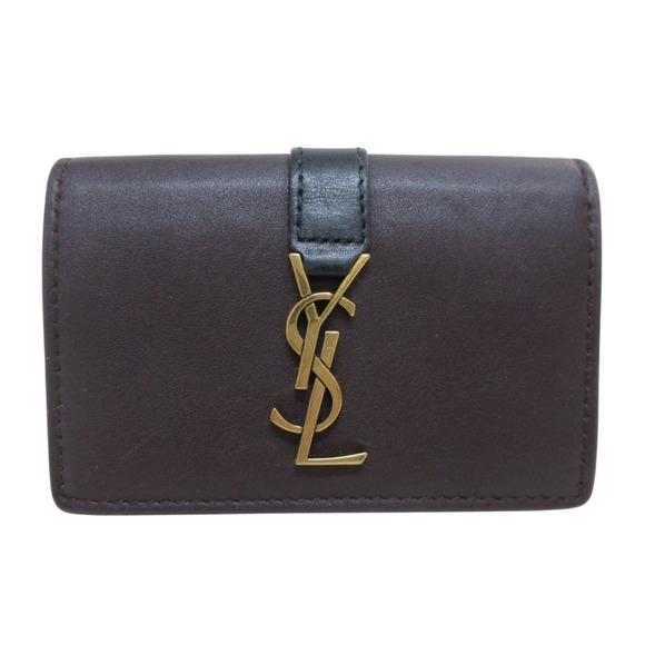 Yves Saint Laurent SAINT LAURENT PARIS YSL Line Origami Tiny Wallet Tri-fold ... - Picture 1 of 12